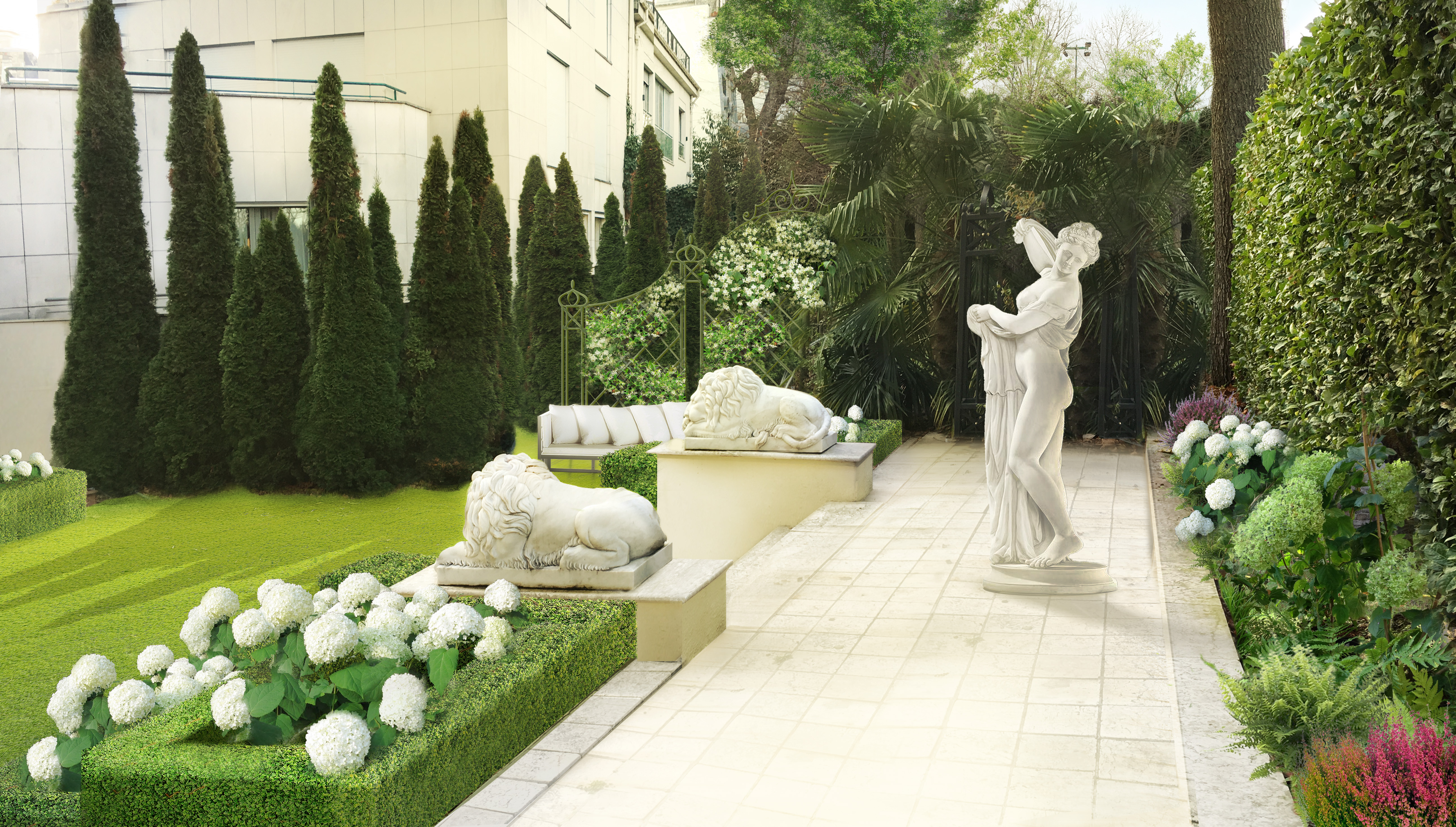 paysagiste d'excellence luxe paris jardin prestige luxe haut de gamme sebastien habert